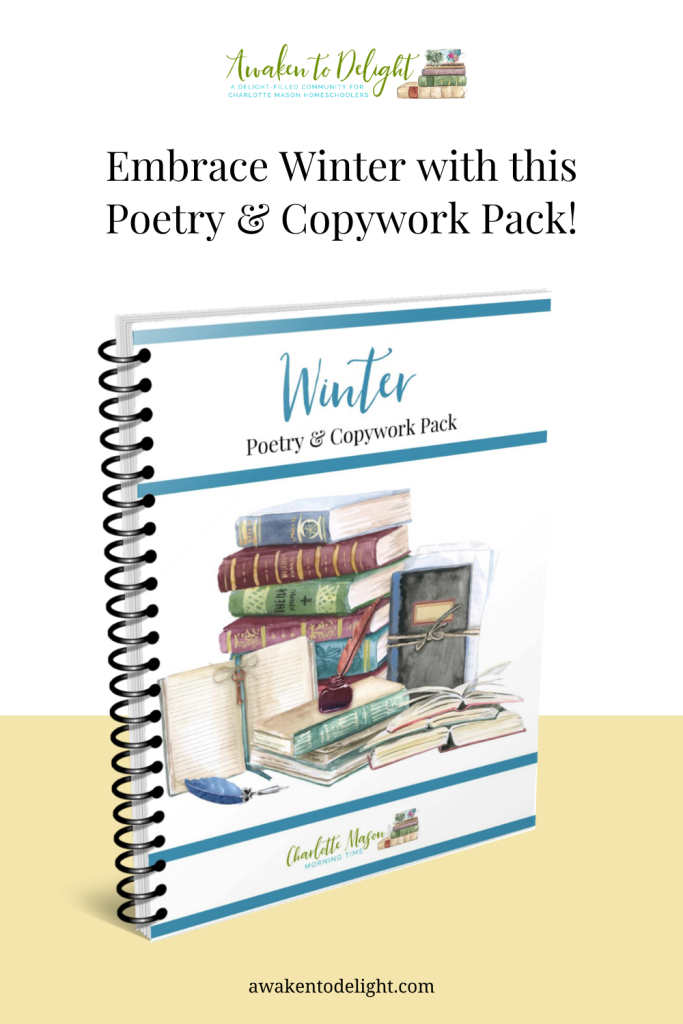 Winter copywork and poetry