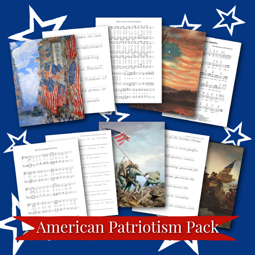 American Patriotism Supplement Pack Layout