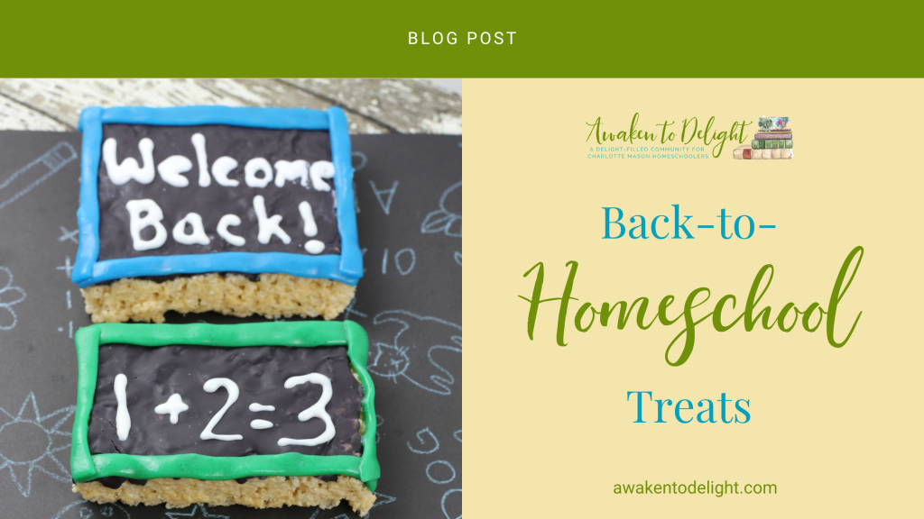 Back to Homeschool Treats