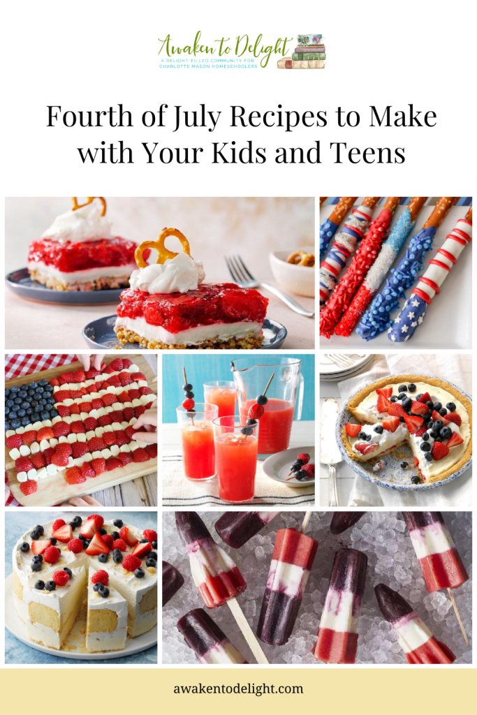 Patriotic tea time treats for Fourth of July