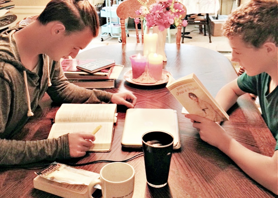 Bible & living books are a part of a Charlotte Mason high school education.