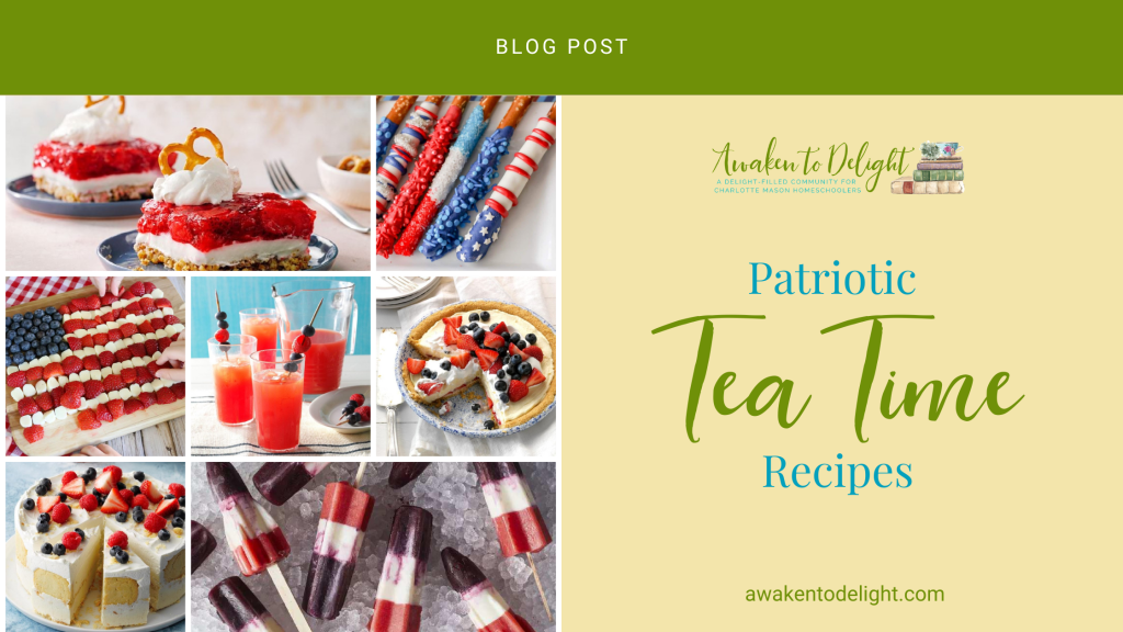 Patriotic Tea Time Recipes
