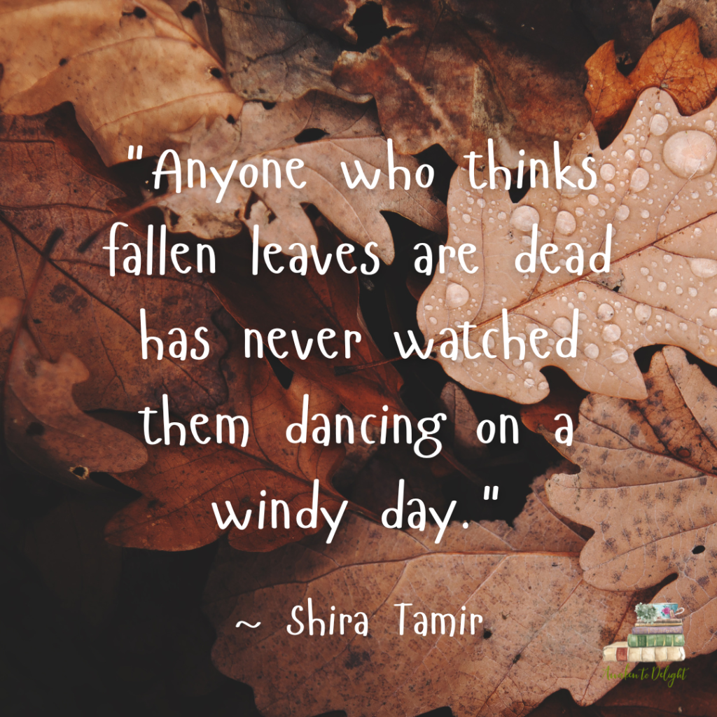 Autumn Quote by Shira Tamir