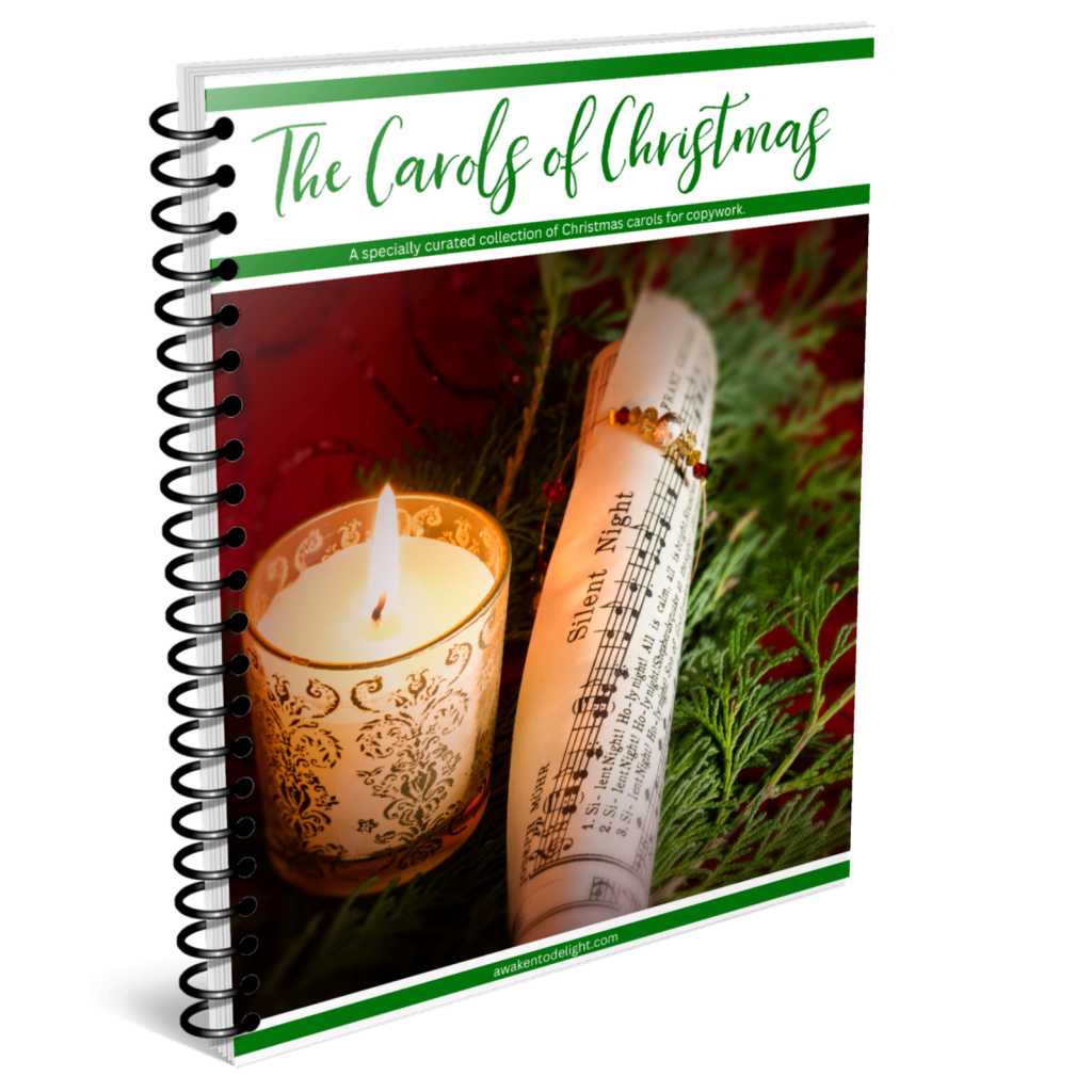 Christmas Carols Copywork