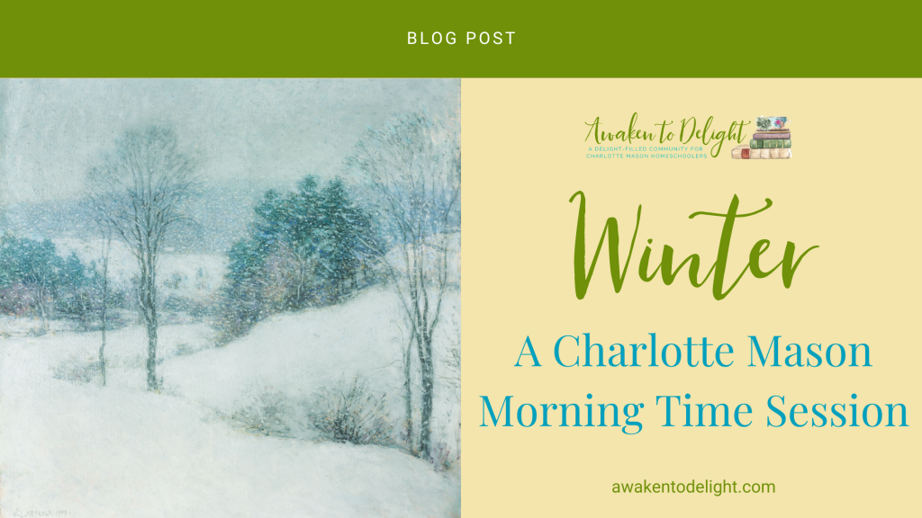 winter homeschool