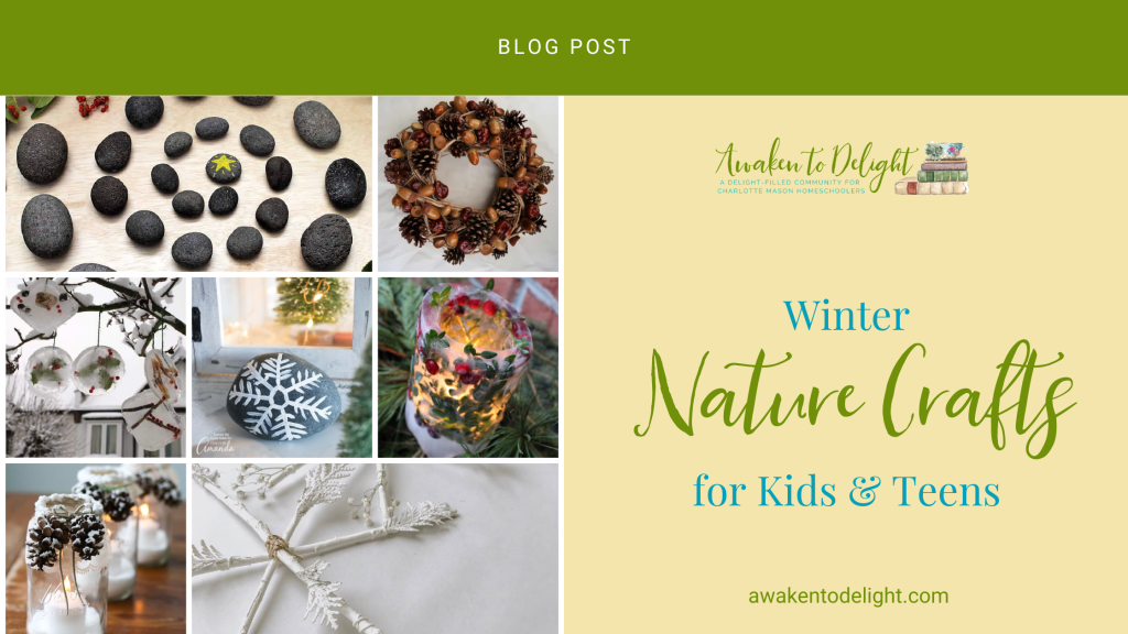 winter nature crafts