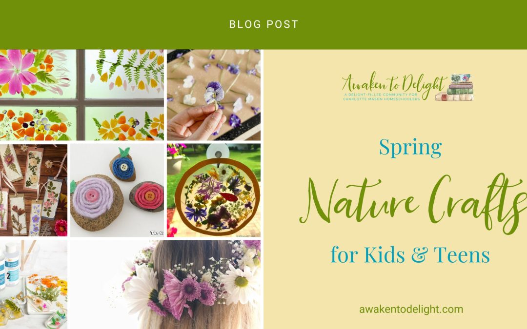 15 Beautiful Spring Nature Crafts to Try with Your Kids