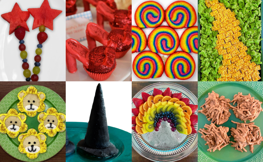 Wizard of Oz Party Guide Menu