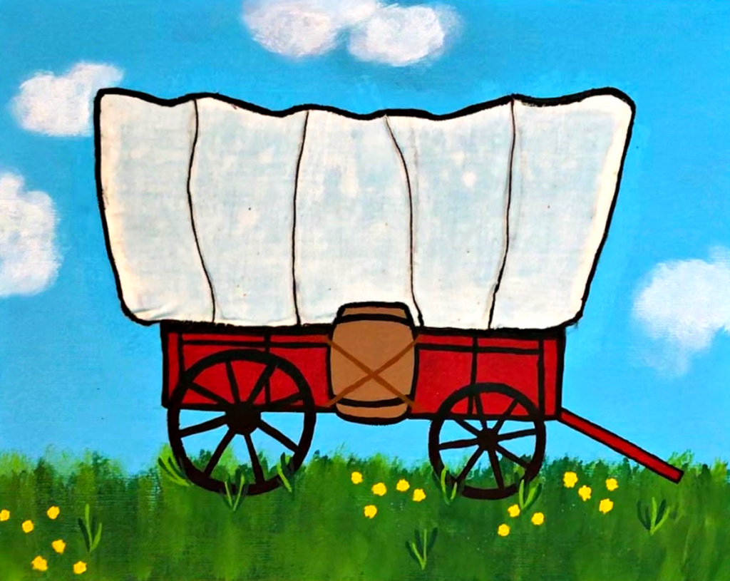 Little House Art Lesson Sample