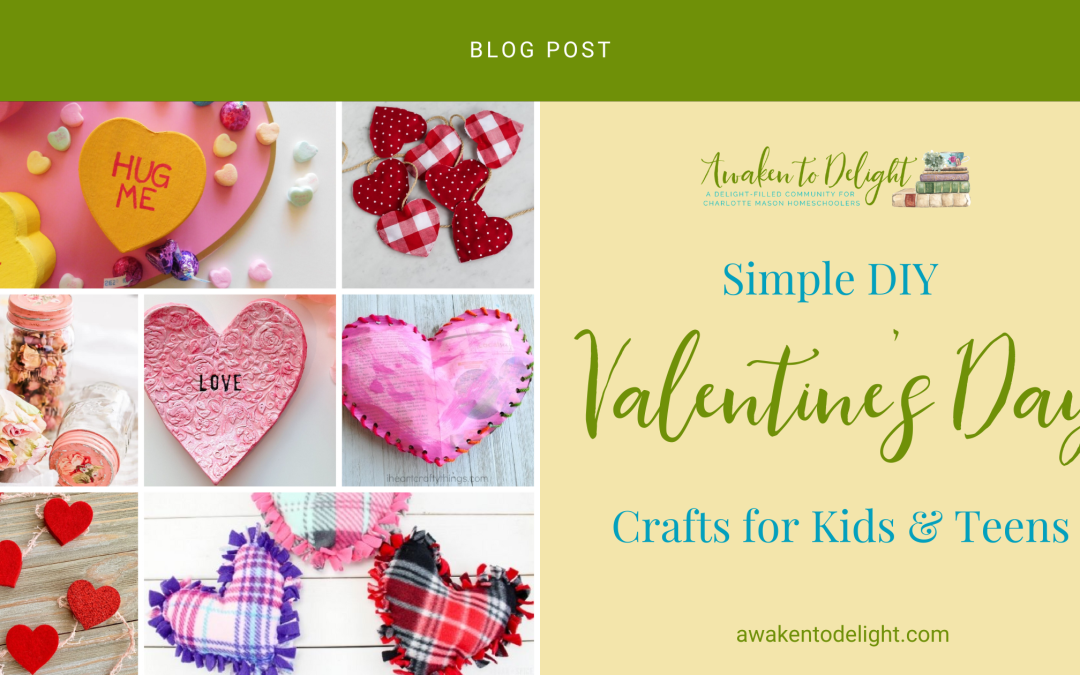 12 Simple DIY Valentine’s Day Crafts for Kids and Teens