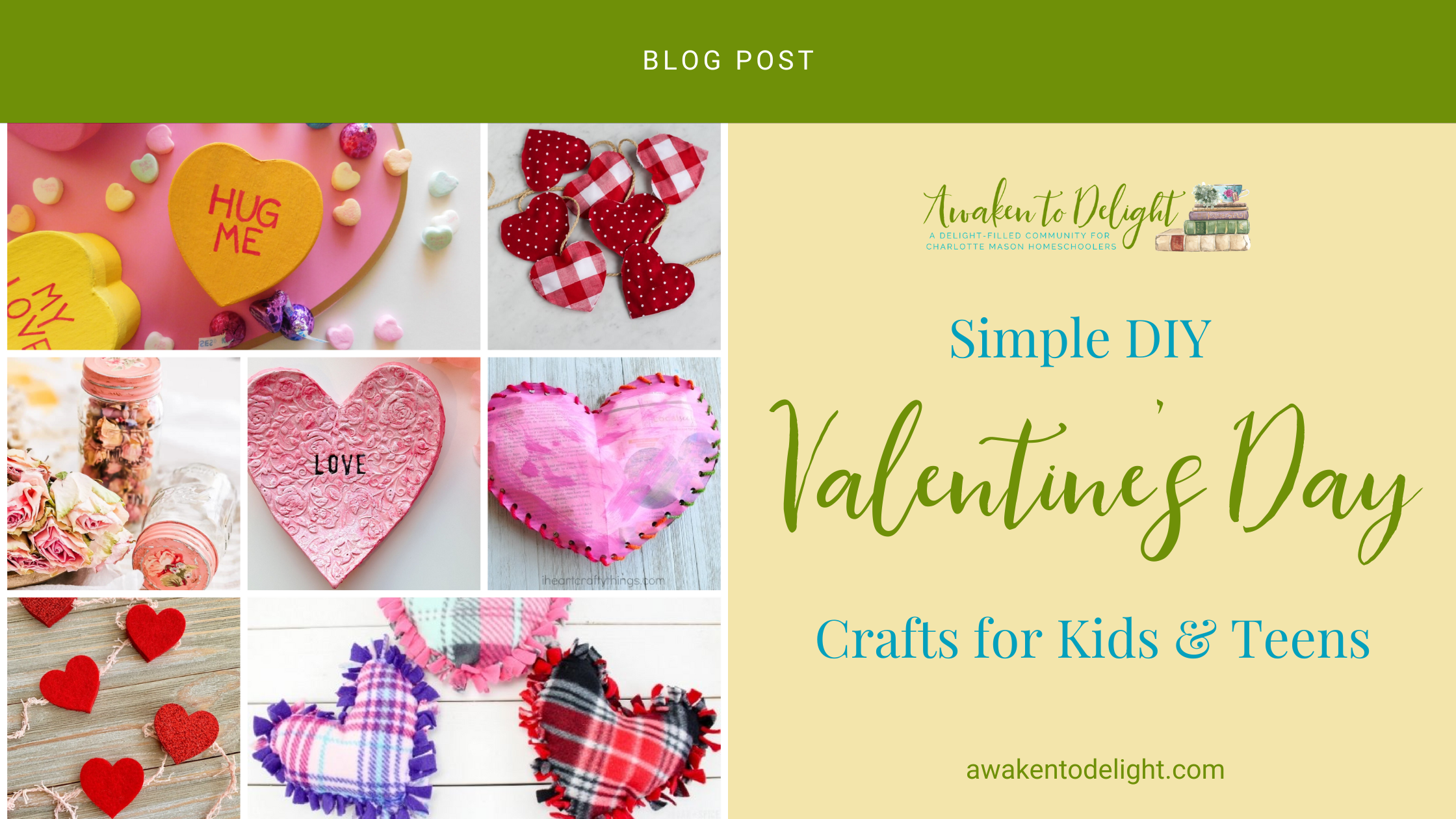 Valentine's Day Craft Header