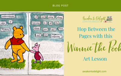 Hop Between Pages in this Winnie the Pooh Inspired Masterpiece